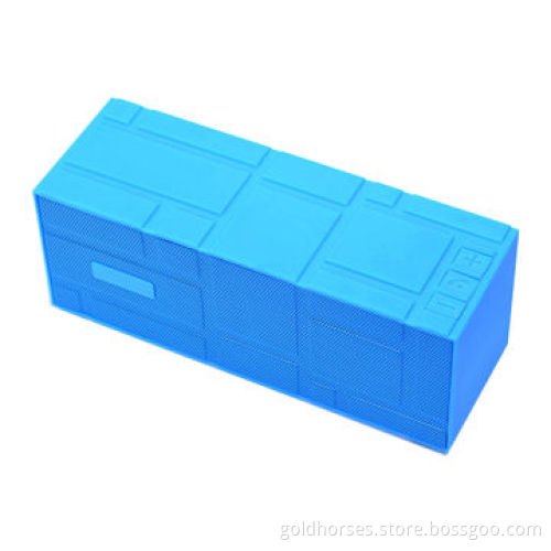Mini Portable Bluetooth Speaker, Mondrian Style Design, Great Sound quality, Crystal Box Packaging